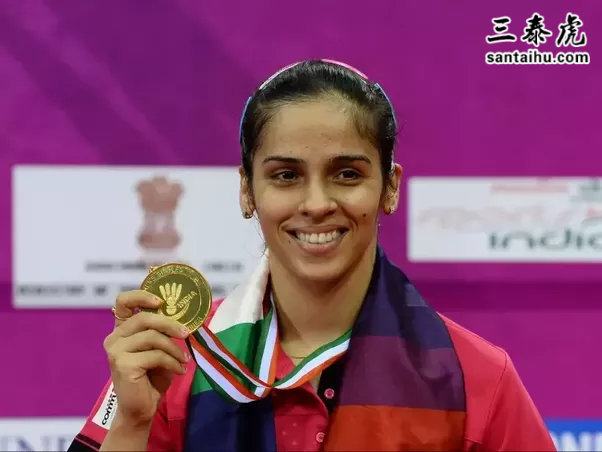 印度女子羽毛球运动员Saina Nehwal