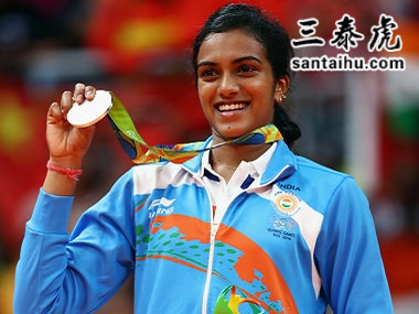 印度女子羽球运动员P.V Sindhu