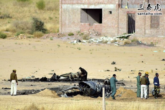 印度空军一架米格21战机在拉贾斯坦邦附近坠毁