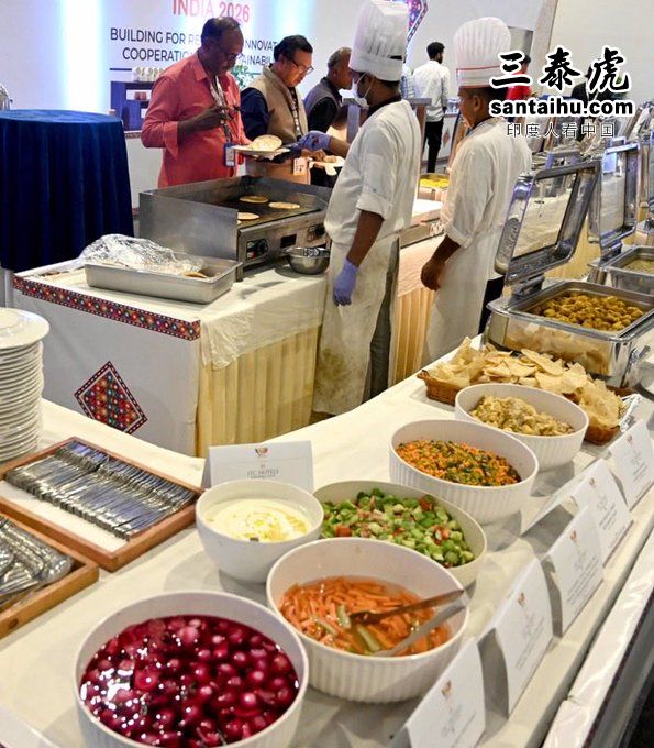 印度厨师在烙饼